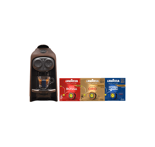 Macchina espresso Des¨¦a e 108 capsule Lavazza A Modo Mio